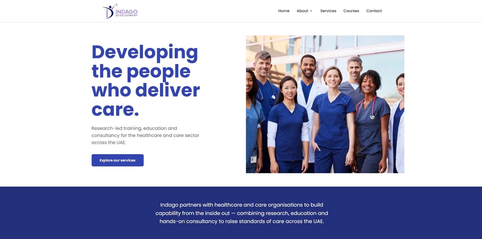 Indago Development — Social Care Training & Services